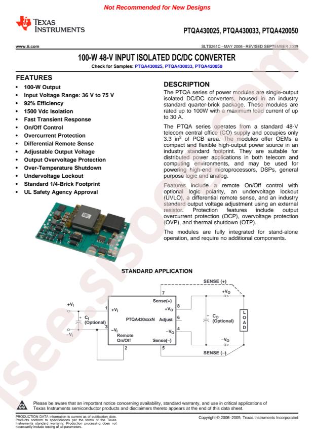TI PTQA430033N2AZ