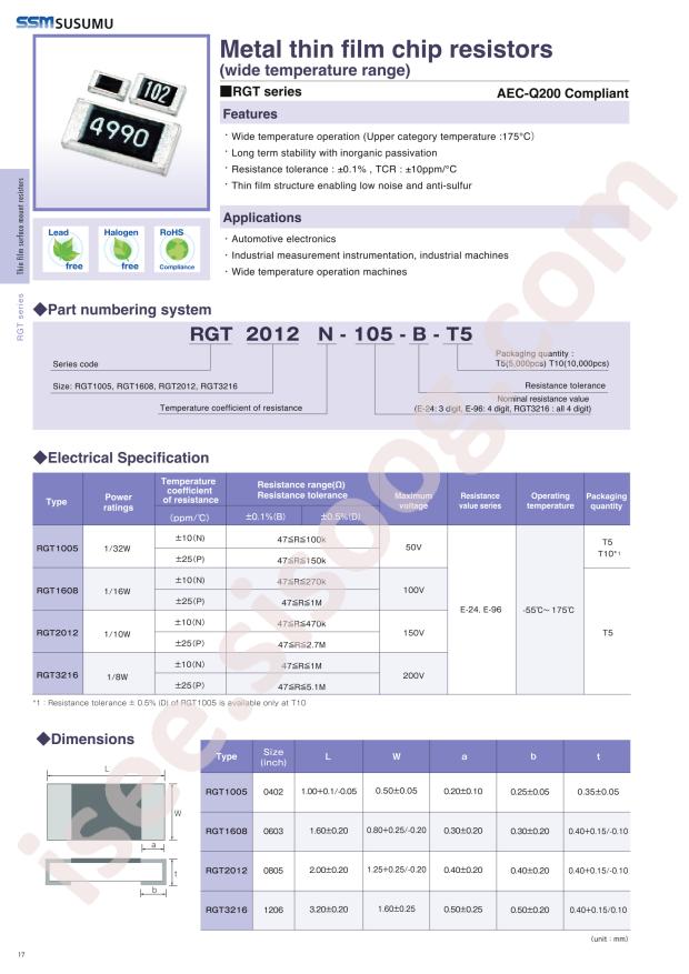 SUSUMU RGT2012P-1544-B-T5