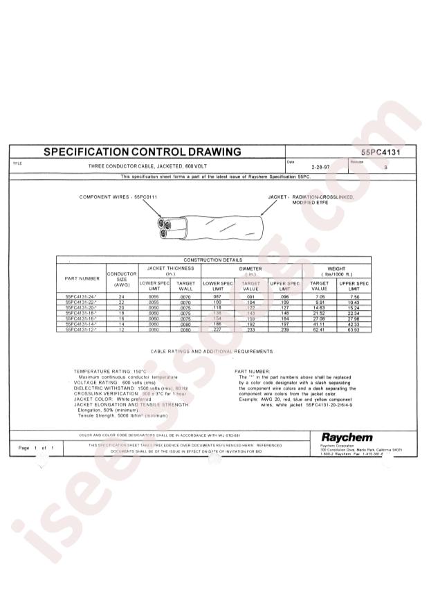 TE Connectivity 55PC4131-20-3/6/9-9