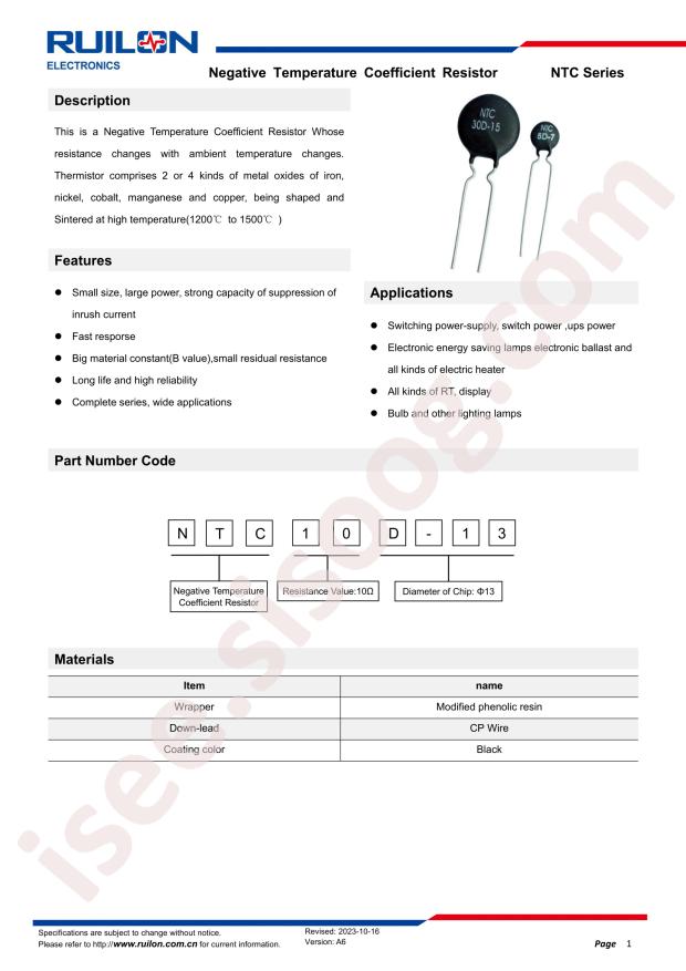 RUILON NTC 5D-7