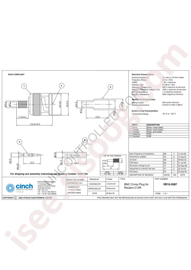 CINCH VB10-2087