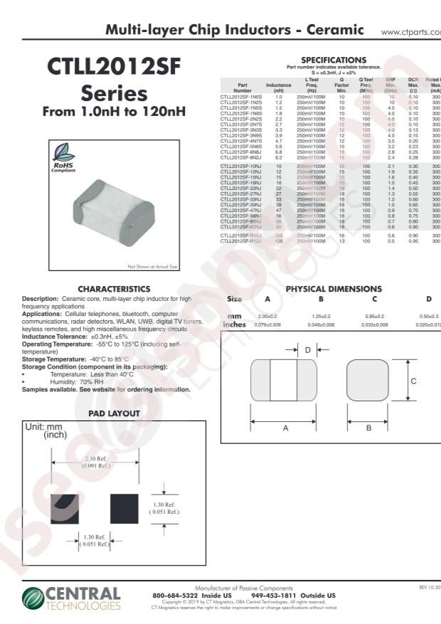 Central CTLL2012SF-2N2S