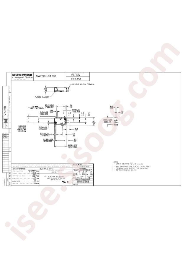 Honeywell V3-19M