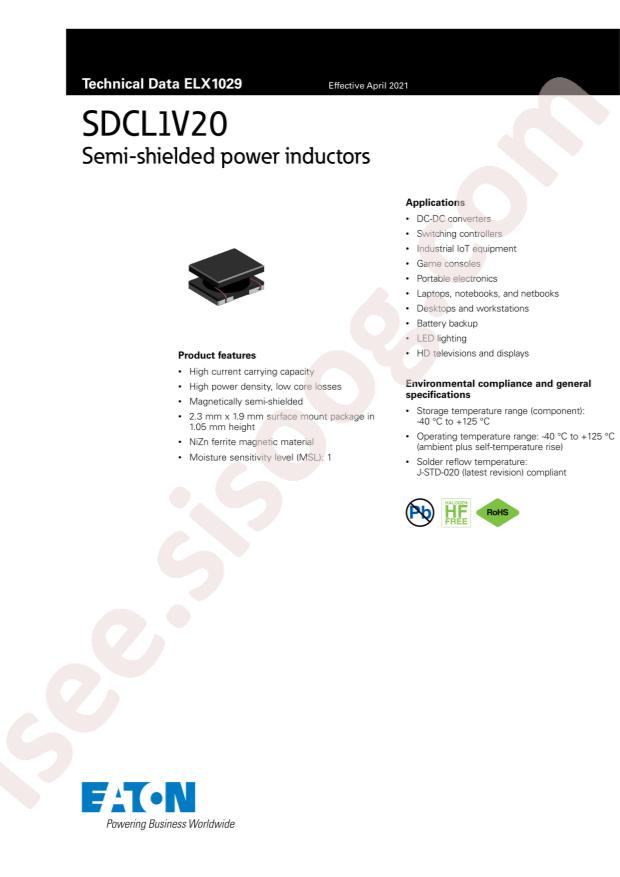 EATON SDCL1V2010-150M-R