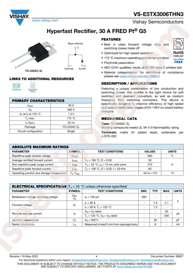 VISHAY VS-E5TX3006THN3