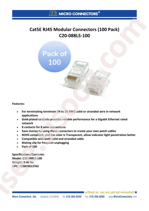 Micro Elec. Instrument C20-088L5-100