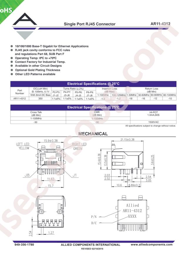Allied Components International AR11-4312