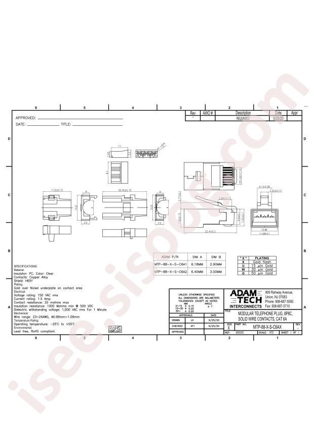 ADAM TECH MTP-88-X-S-C6A2