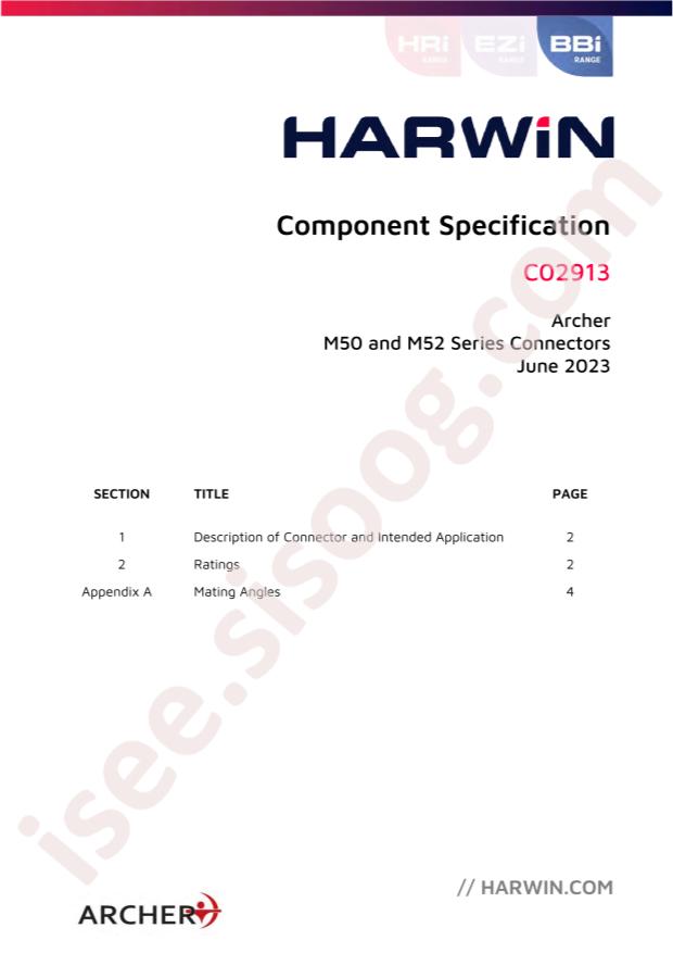 Harwin M50-3000945