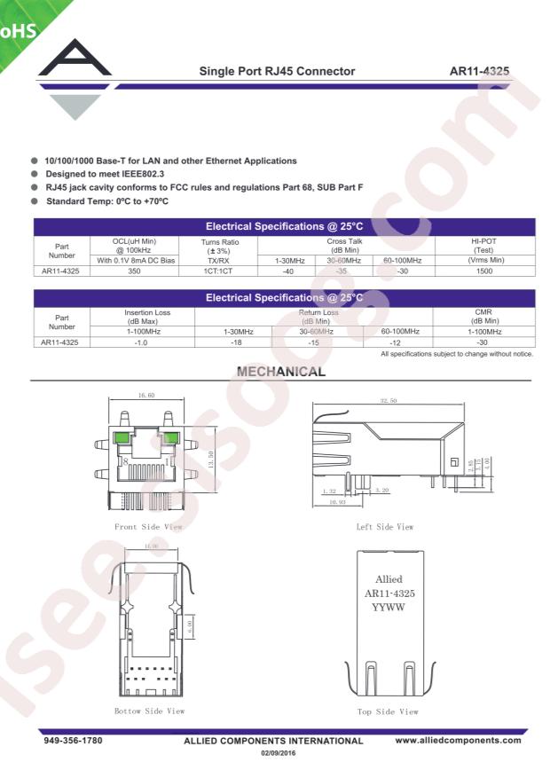 Allied Components International AR11-4325