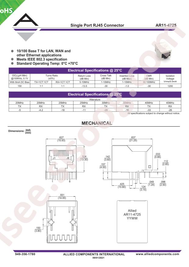 Allied Components International AR11-4725