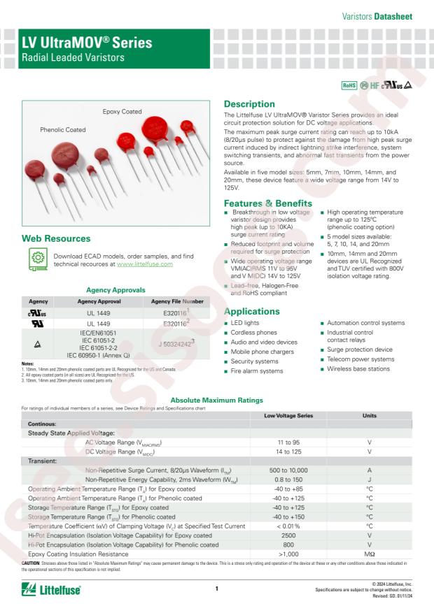 Littelfuse V05E17P