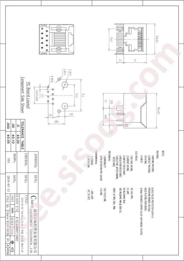 Ckmtw R-RJ45R08P-B002