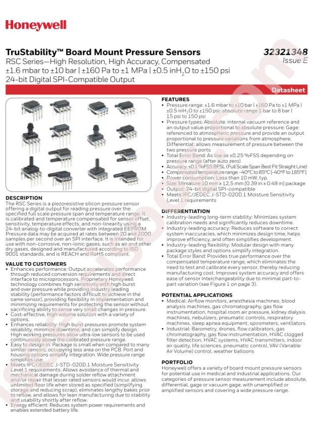 Honeywell RSCDRRM2.5MDSE3