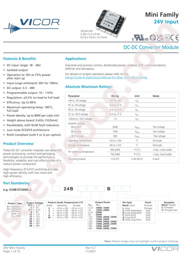VICOR V24B48C150BL