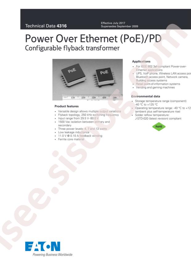 EATON POE7W3X3.3-R