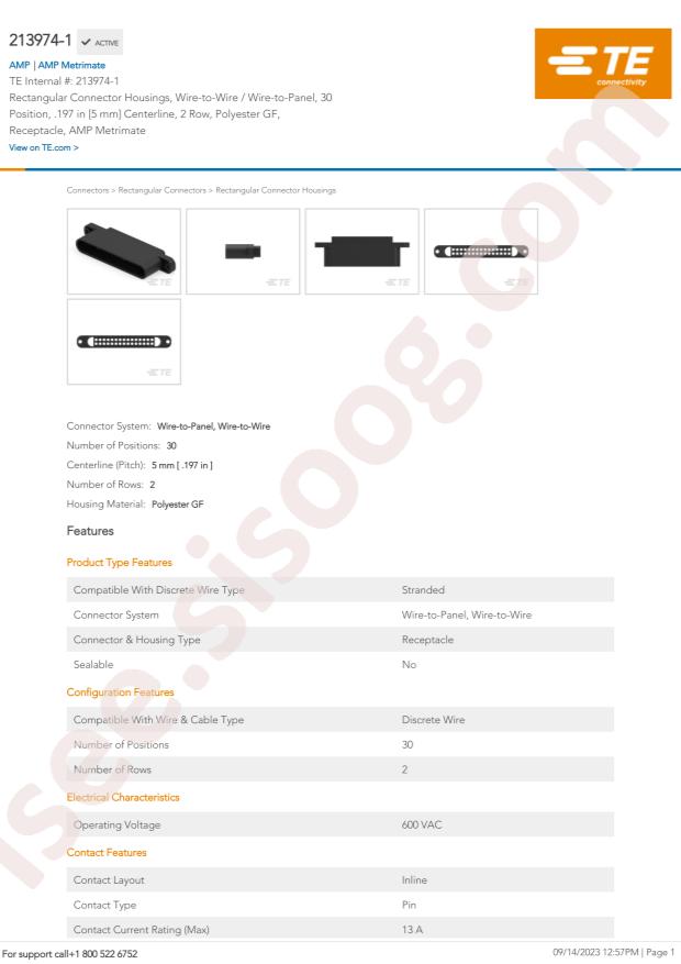 TE Connectivity 213974-1