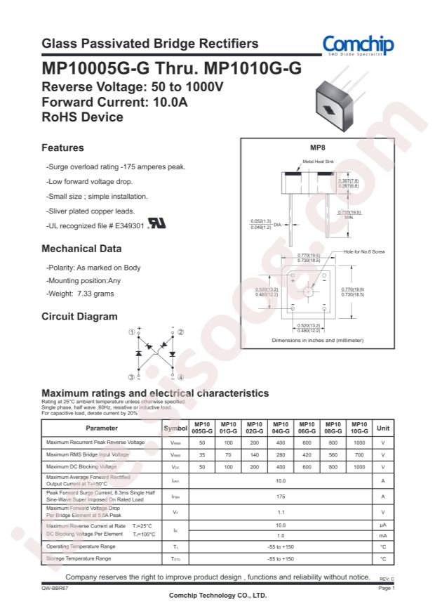 Comchip MP1006G-G