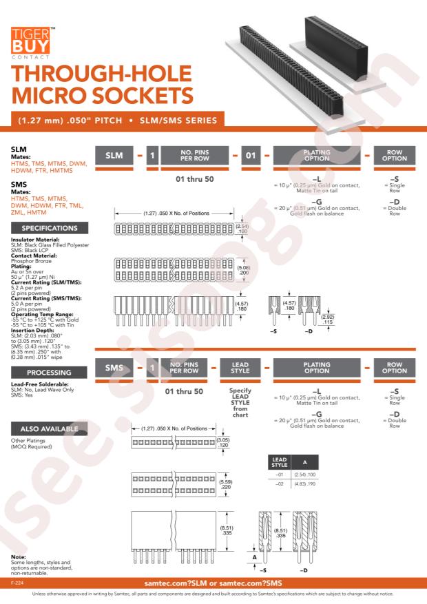 Samtec SLM-129-01-L-S
