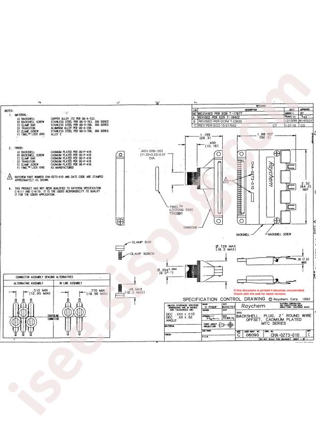 TE Connectivity CHA-0273-010