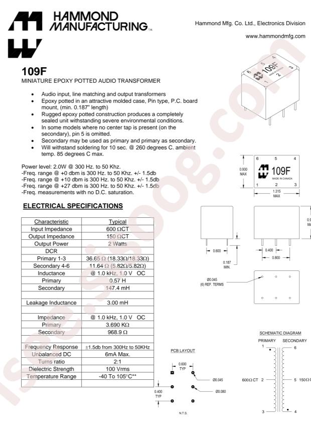 Hammond 109F