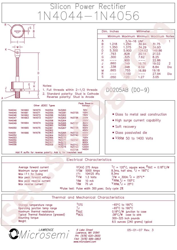 MICROCHIP 1N3741R