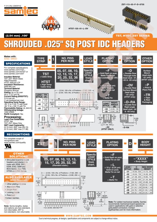 Samtec TST-110-03-T-D