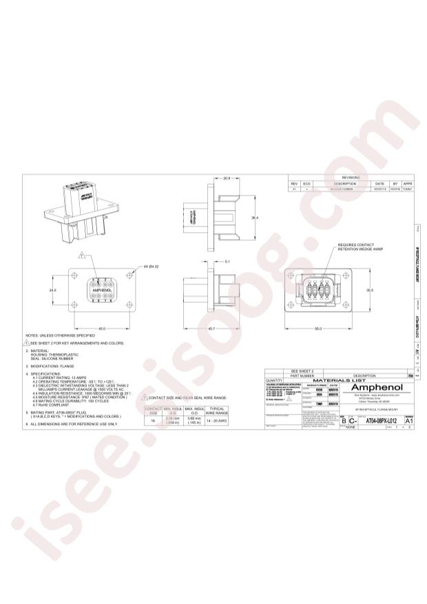 Amphenol AT04-08PC-L012