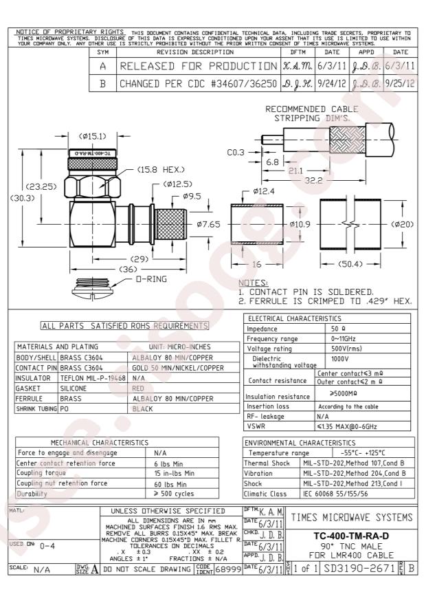 Amphenol TC-400-TM-RA-D