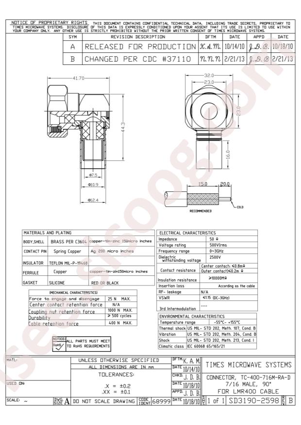 Amphenol TC-400-716M-RA-D