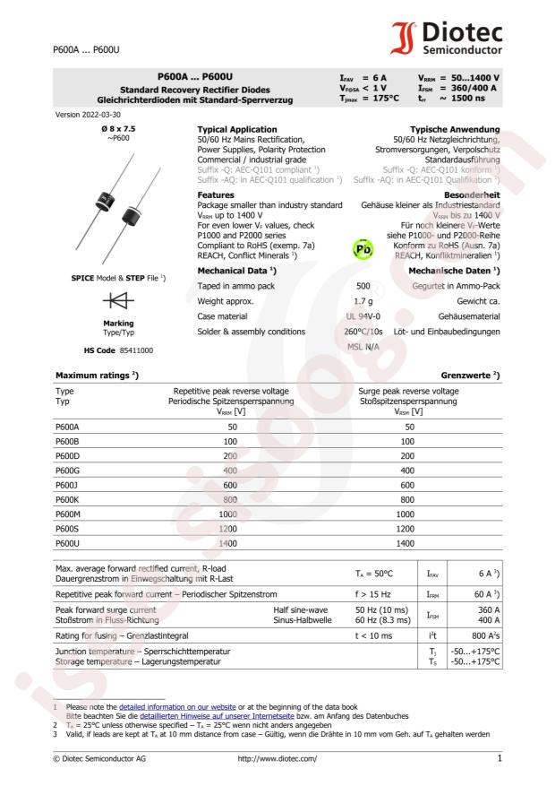 DIOTEC P600M-CT