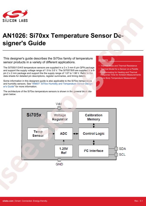 SILICON LABS SI7054-EVB
