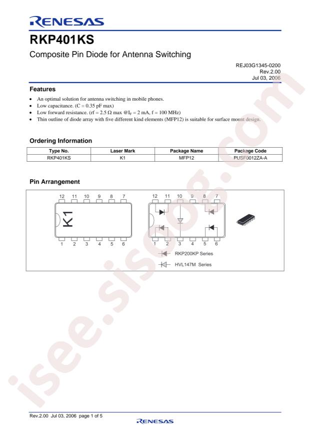 RENESAS RKP401KS#P1