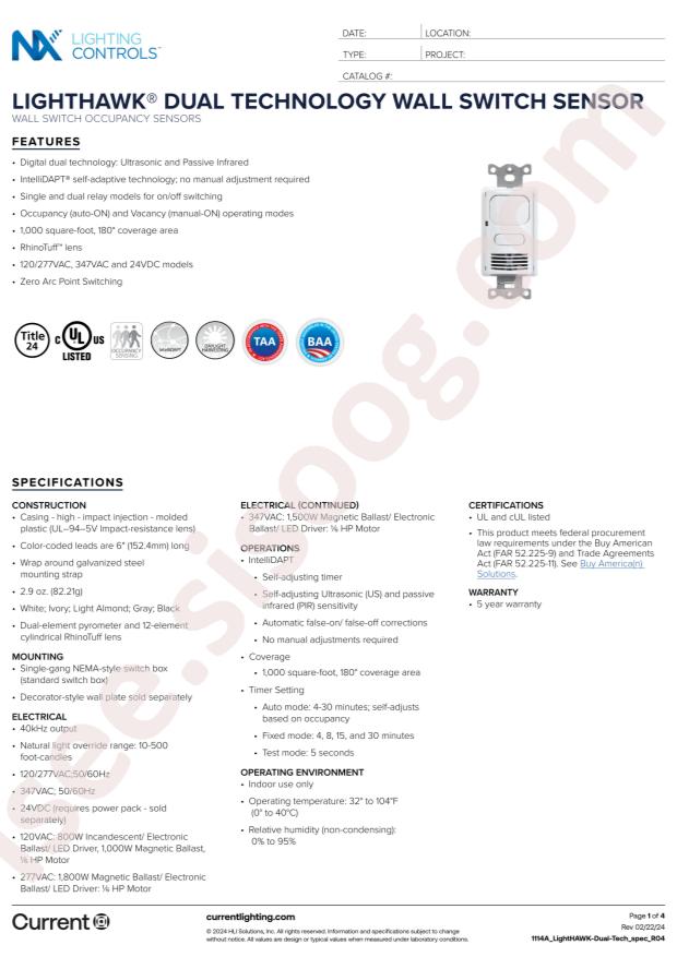 HUBBELL LHDCMTD2-G-WH