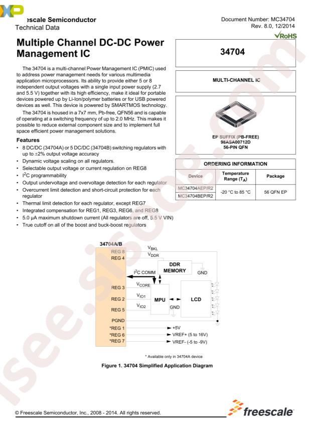 NXP MC34704BEPR2528