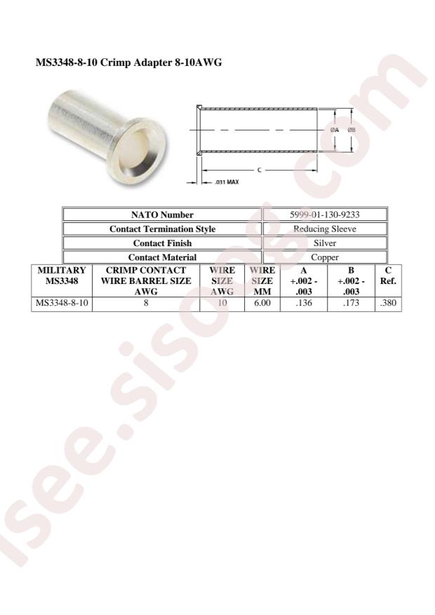 Amphenol MS3348-8-10