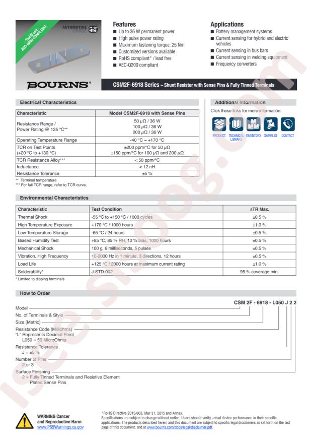 BOURNS CSM2F-6918-L100J22