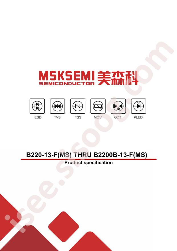 MSKSEMI B240-13-F(MS)
