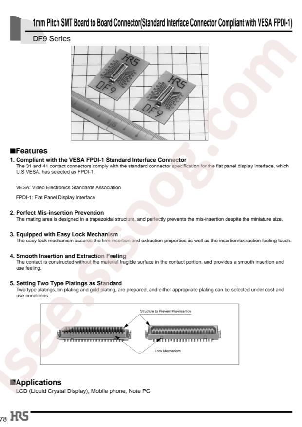 HRS DF9B-19S-1V(69)