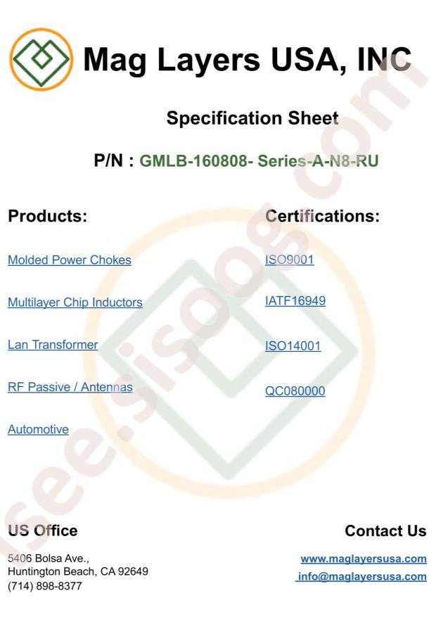MAGLAYERS USA,Inc GMLB-160808-0100A-N2-RU