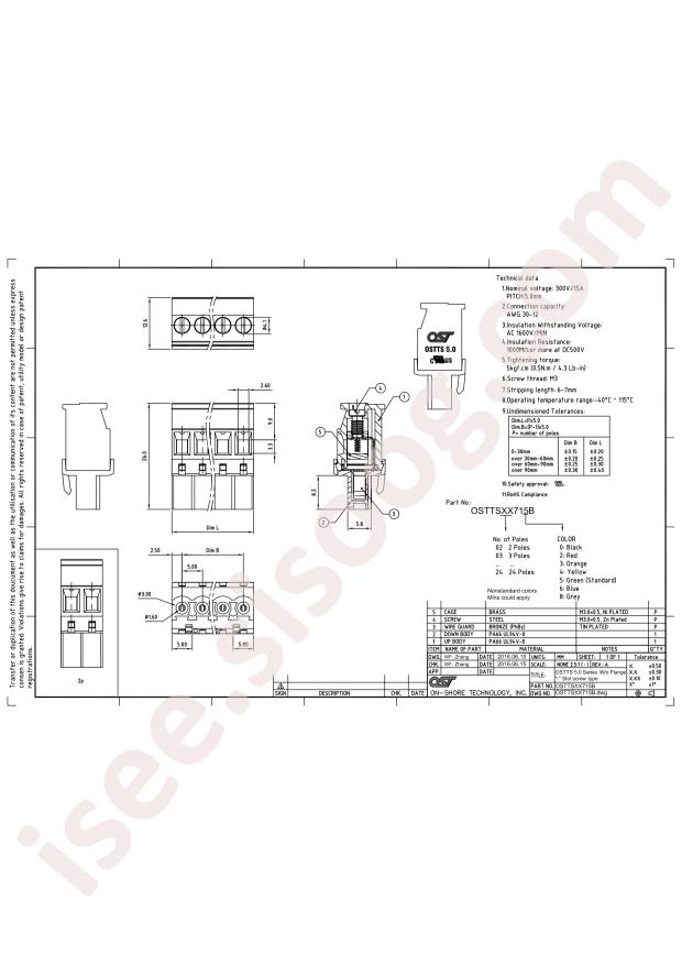 On-Shore Tech OSTTS24715B