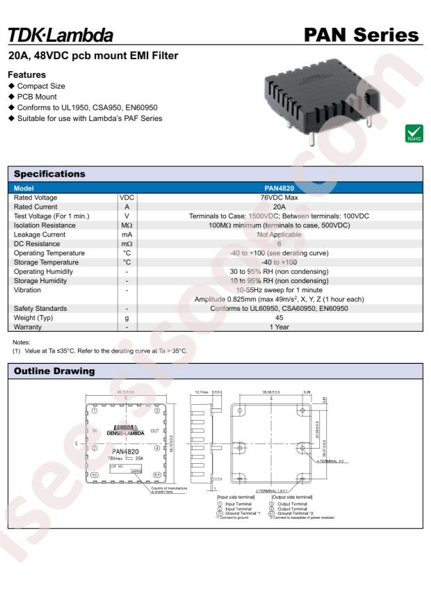 TDK PAN4820