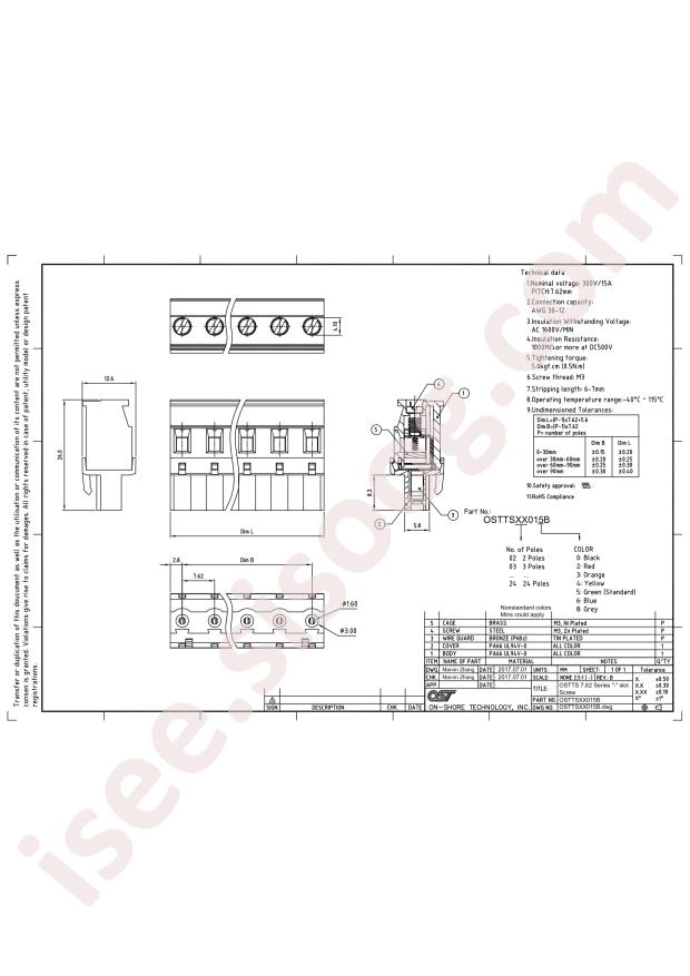 On-Shore Tech OSTTS23015B