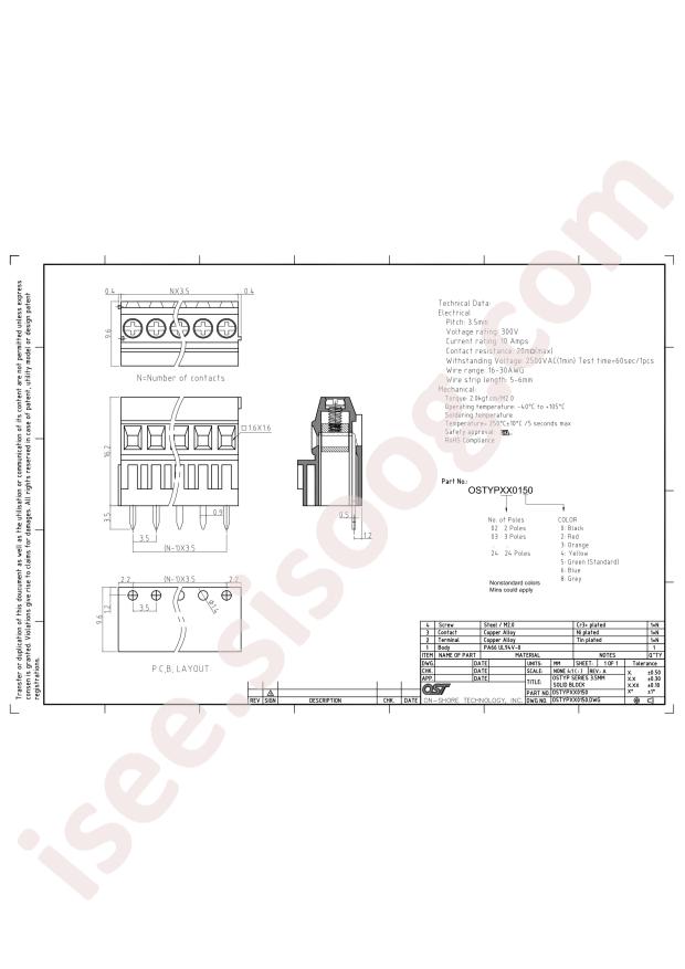 On-Shore Tech OSTYP150150