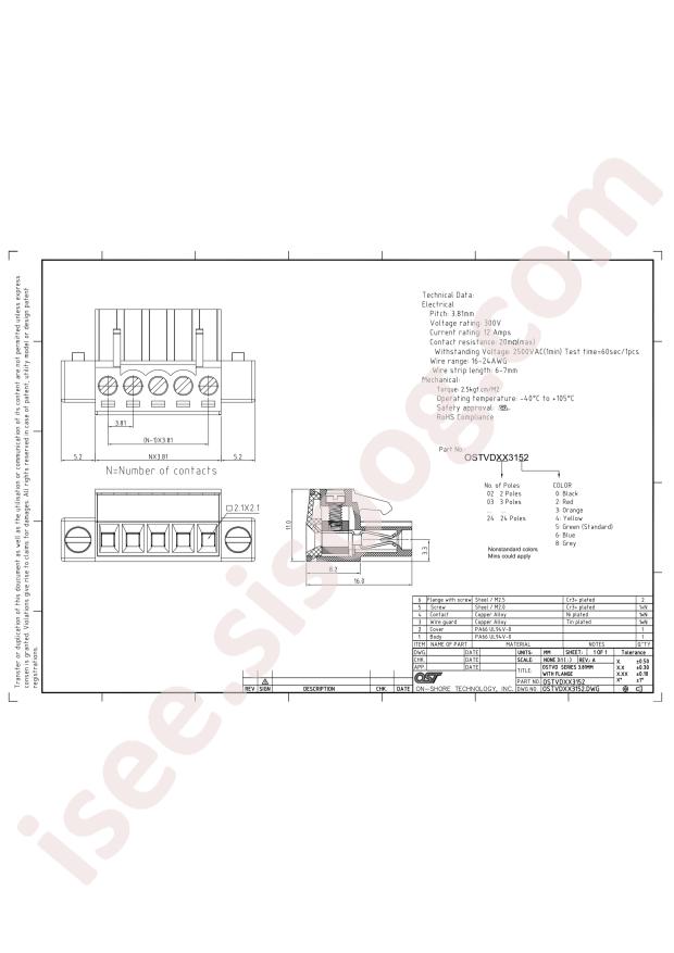 On-Shore Tech OSTVD103152