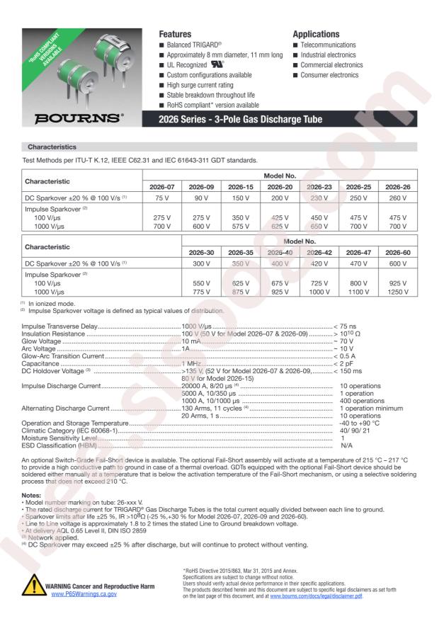 BOURNS 2026-60-C3FLF