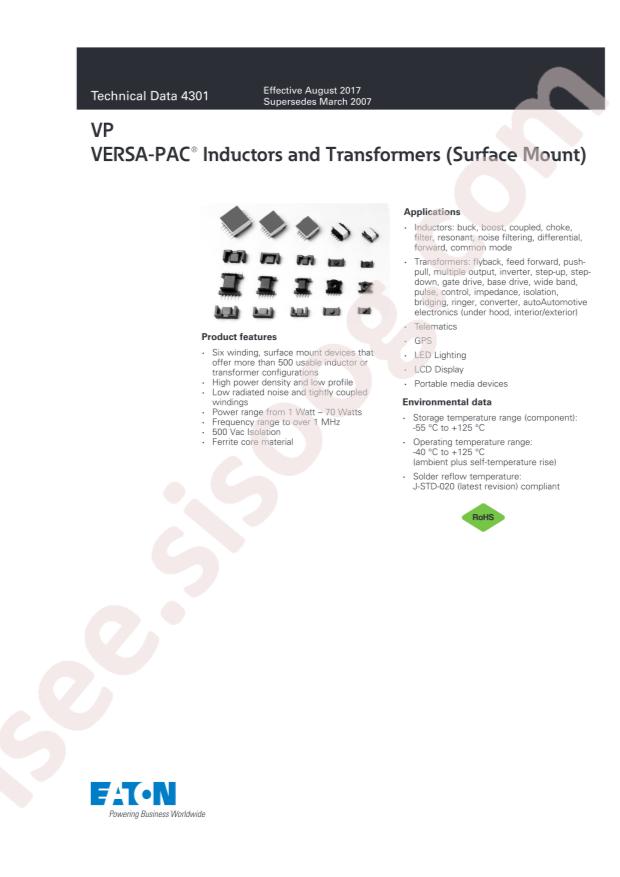 EATON VPH5-1200TR-R