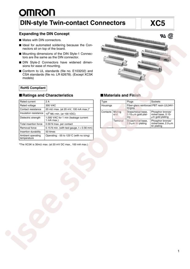 OMRON XC5D64310