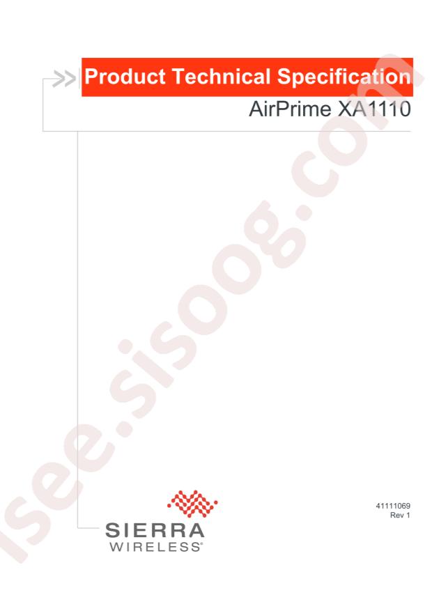 Sierra Wireless XA1110_1104306