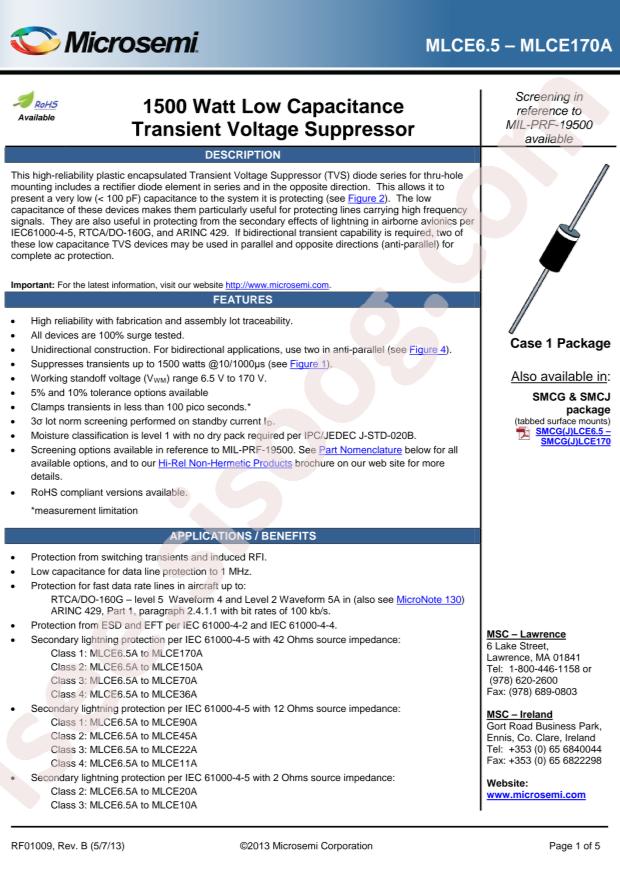 MICROCHIP MLCE51AE3